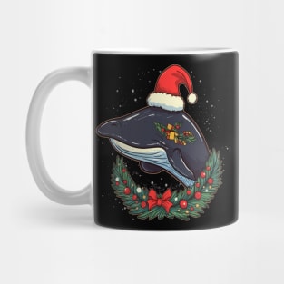 Whale Christmas Mug